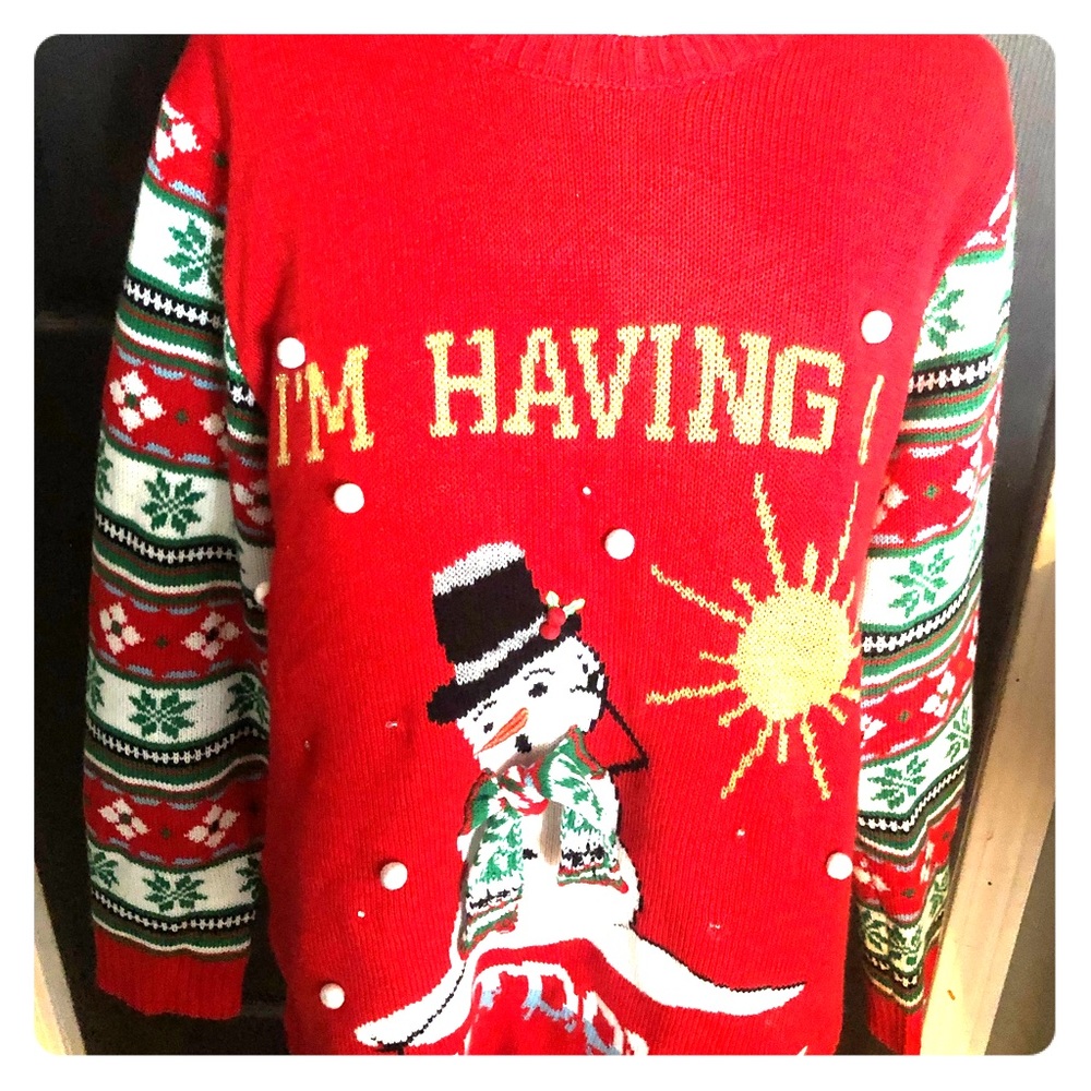 Christmas light up sweater